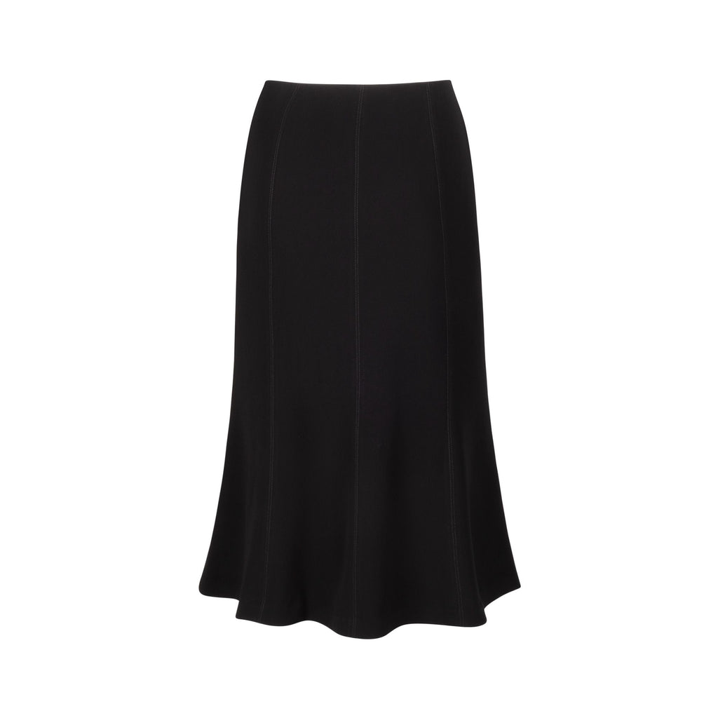 Black Paneled Skirt